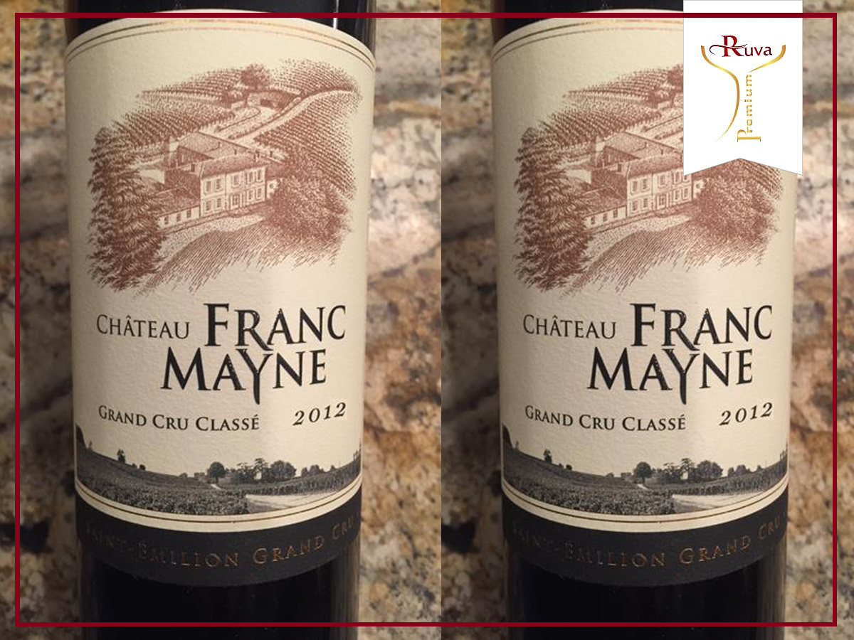 Rượu vang đỏ CH Franc Mayne 13.5% là thức uống tốt cho sức khỏe.