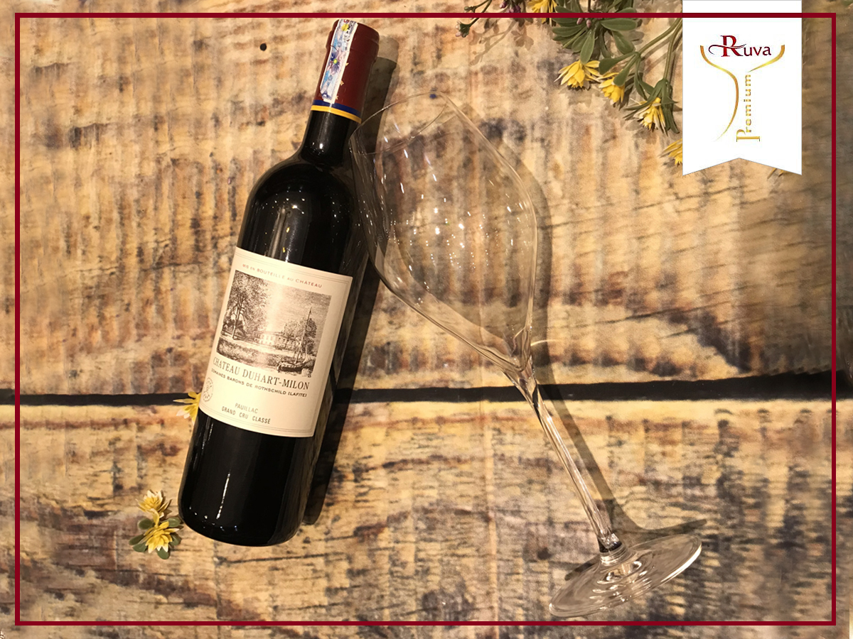 Rượu vang Pháp CH DUHART-MILON là dòng rượu vang đỏ của nhà rượu nổi tiếng bậc nhất nước Pháp - Duhart Milon