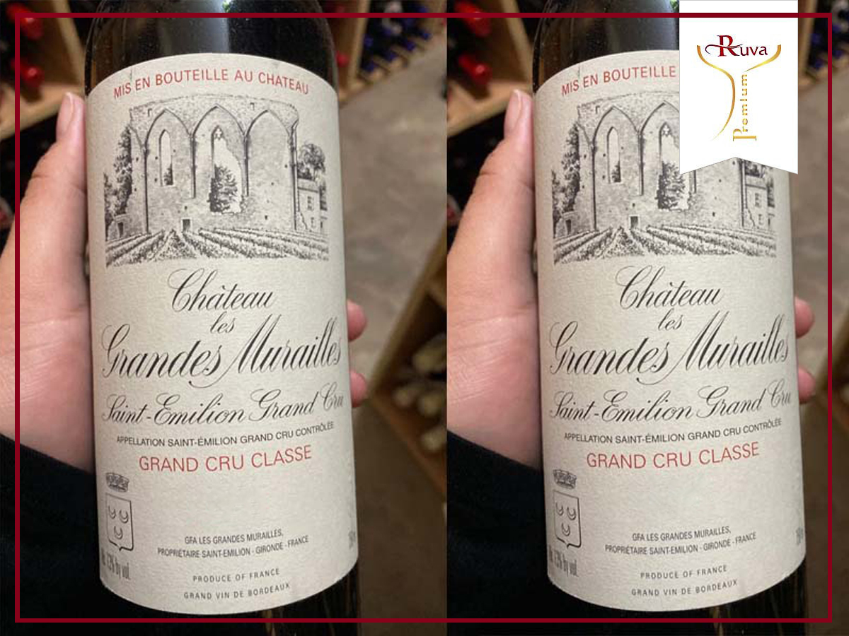 Rượu vang Chateau Les Grandes Murailles là thức uống mang đậm nét mềm mại.