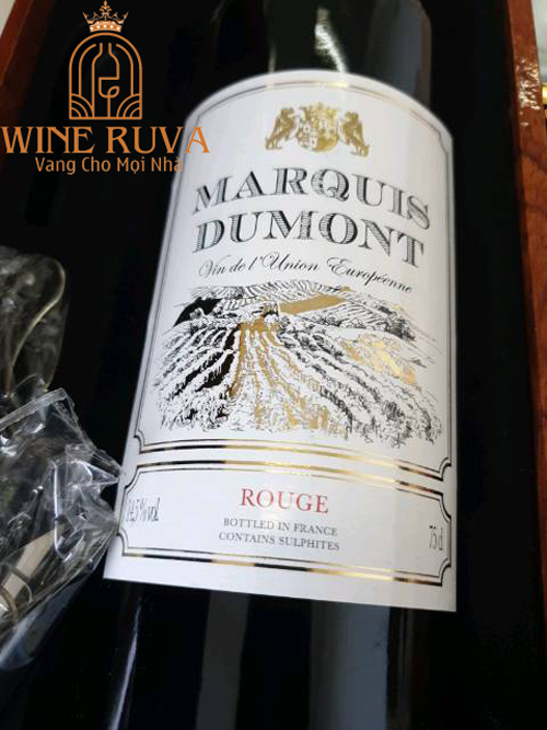 Rượu vang đỏ Pháp Marquis Dumot là một tác phẩm nghệ thuật đầy sức mạnh