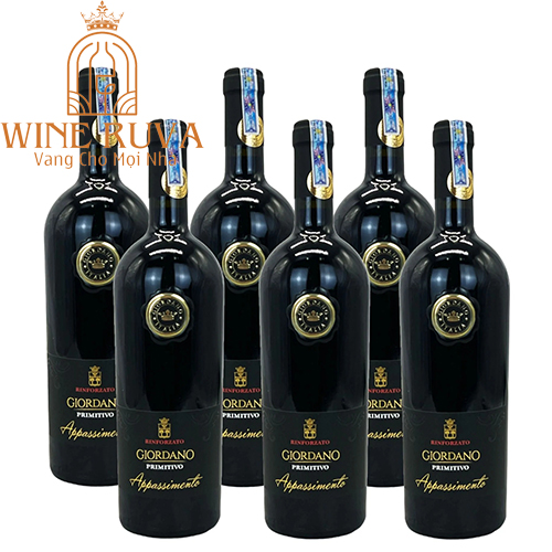 Rượu vang đỏ Ý Giordano Appassimento Primitivo 99 mang tính đột phá.