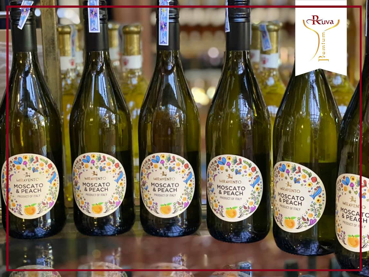 Rượu vang Moscato Đào tốt cho sức khỏe người sử dụng