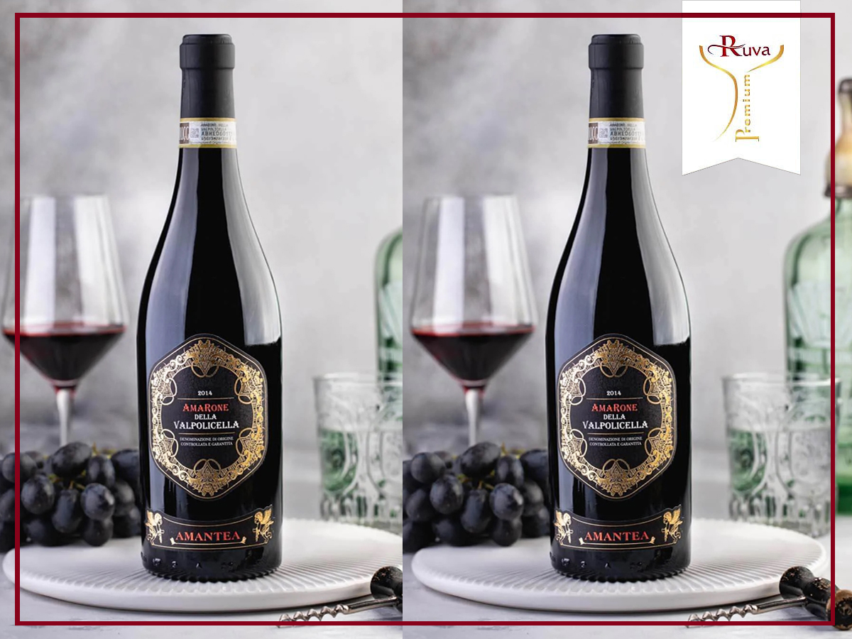Rượu vang đỏ Amarone Della Valpolicella DOCG 2014 có hương vị nồng nàn của nho khô
