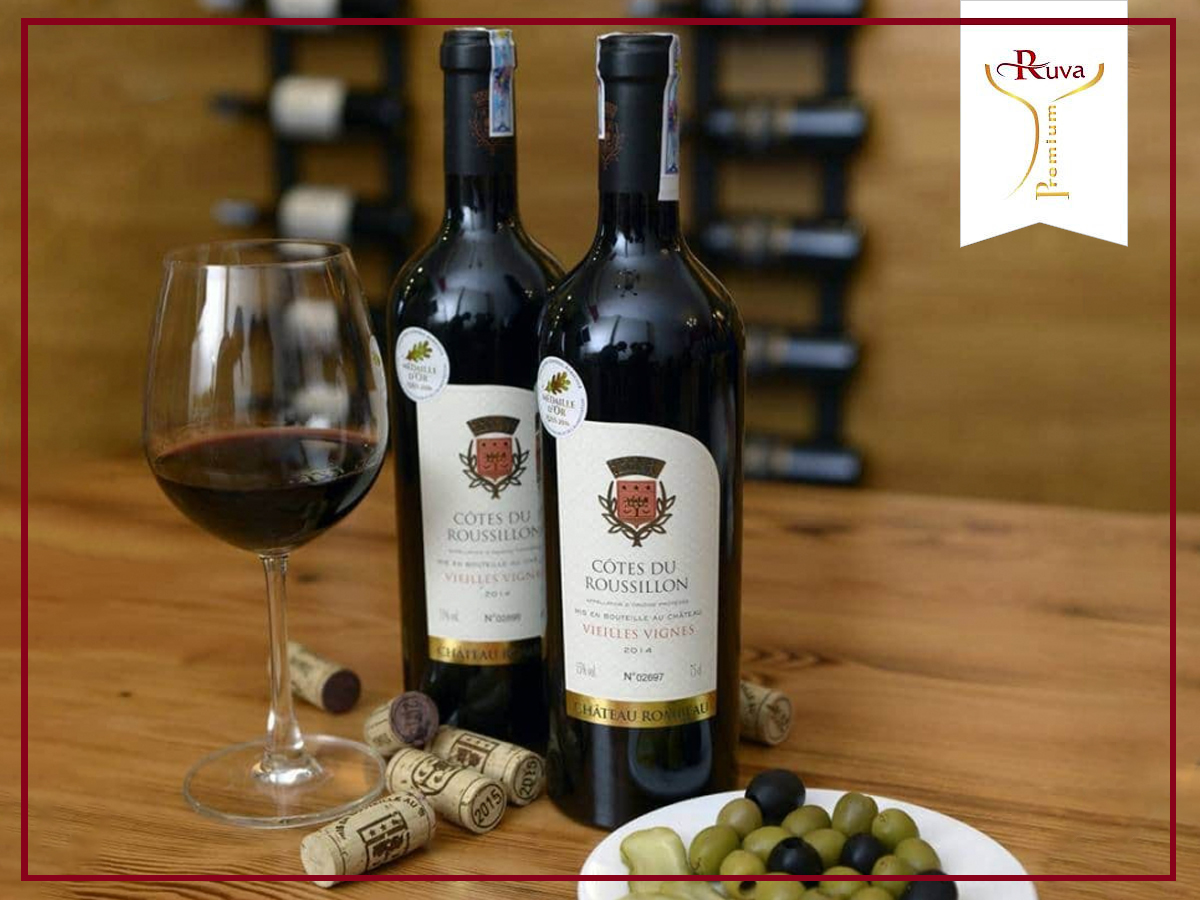 Rượu vang Pháp CH TEAU ROMBEAU Vieilles Vignes 2014 15% có xuất xứ từ nhà làm vang nổi tiếng Domaine de Rombeau SCEA
