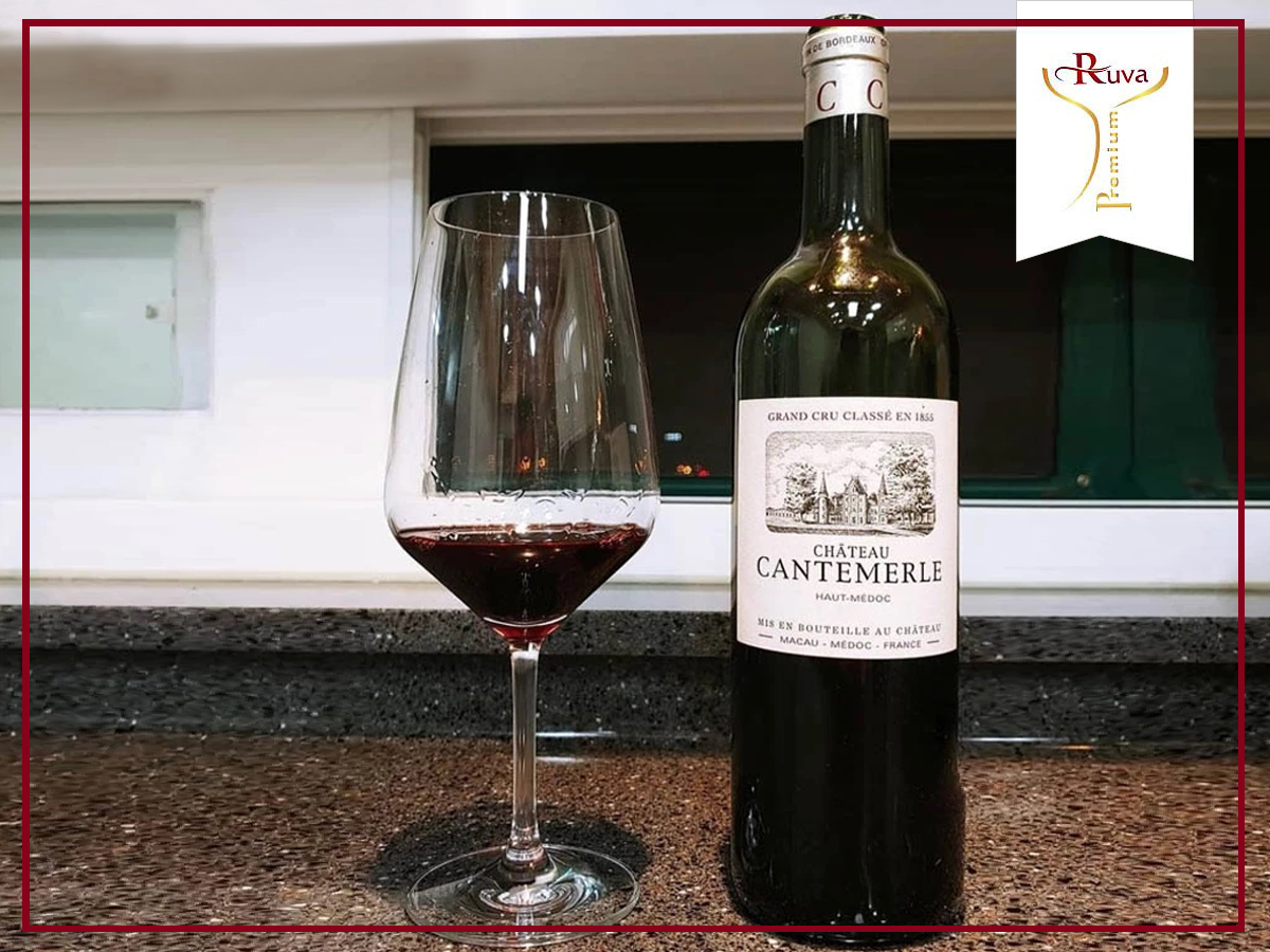 Cách thưởng thức Rượu vang đỏ CH CANTEMERLE