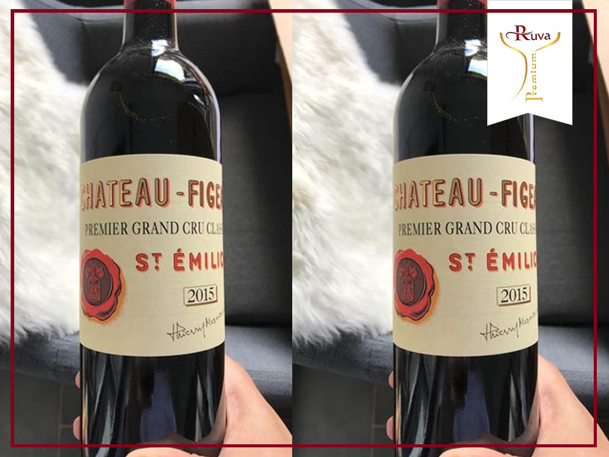 Cách thưởng thức Rượu vang đỏ CH FIGEAC 2015