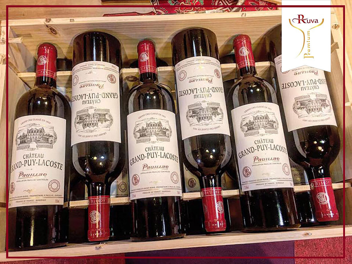Rượu vang đỏ CH GRAND PUY LACOSTE 13.5% được biết đến là một dòng rượu vang cổ điển của vùng Pauillac