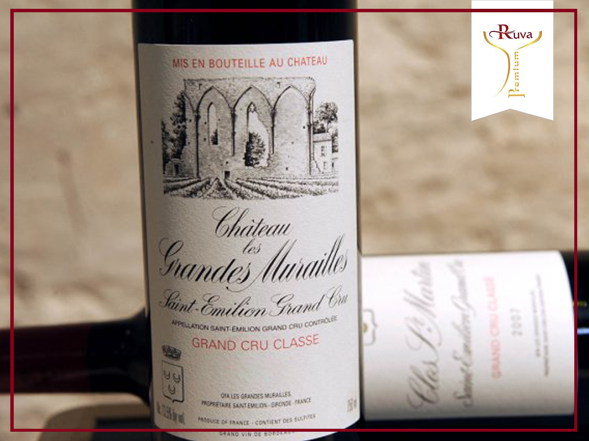 Cách thưởng thức Rượu vang Chateau Les Grandes Murailles 15%