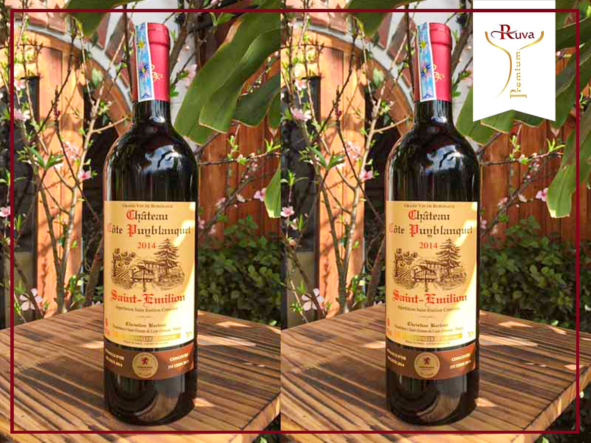 Rượu vang đỏ Château 2014 Côte Puyblanquet phù hợp thường thức cùng các món ăn từ các loại thịt thú rừng, BBQ, thịt quay, các món từ thịt đỏ,... 