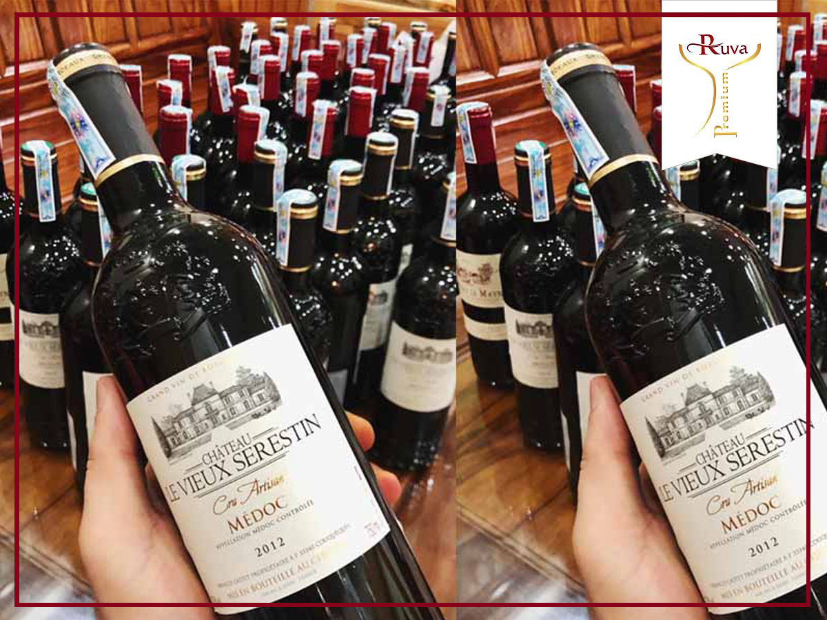 Rượu vang đỏ Château La Vieux Serestin Médoc Cru Artisan 2012 có nồng độ cồn nhẹ chỉ 12.5% và hương vị khá nhẹ nhàng