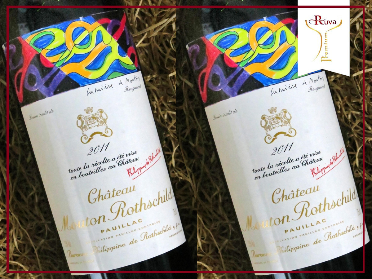 Rượu vang Chateau Mouton Rothschild 2011 lựa chọn cho sức khỏe.
