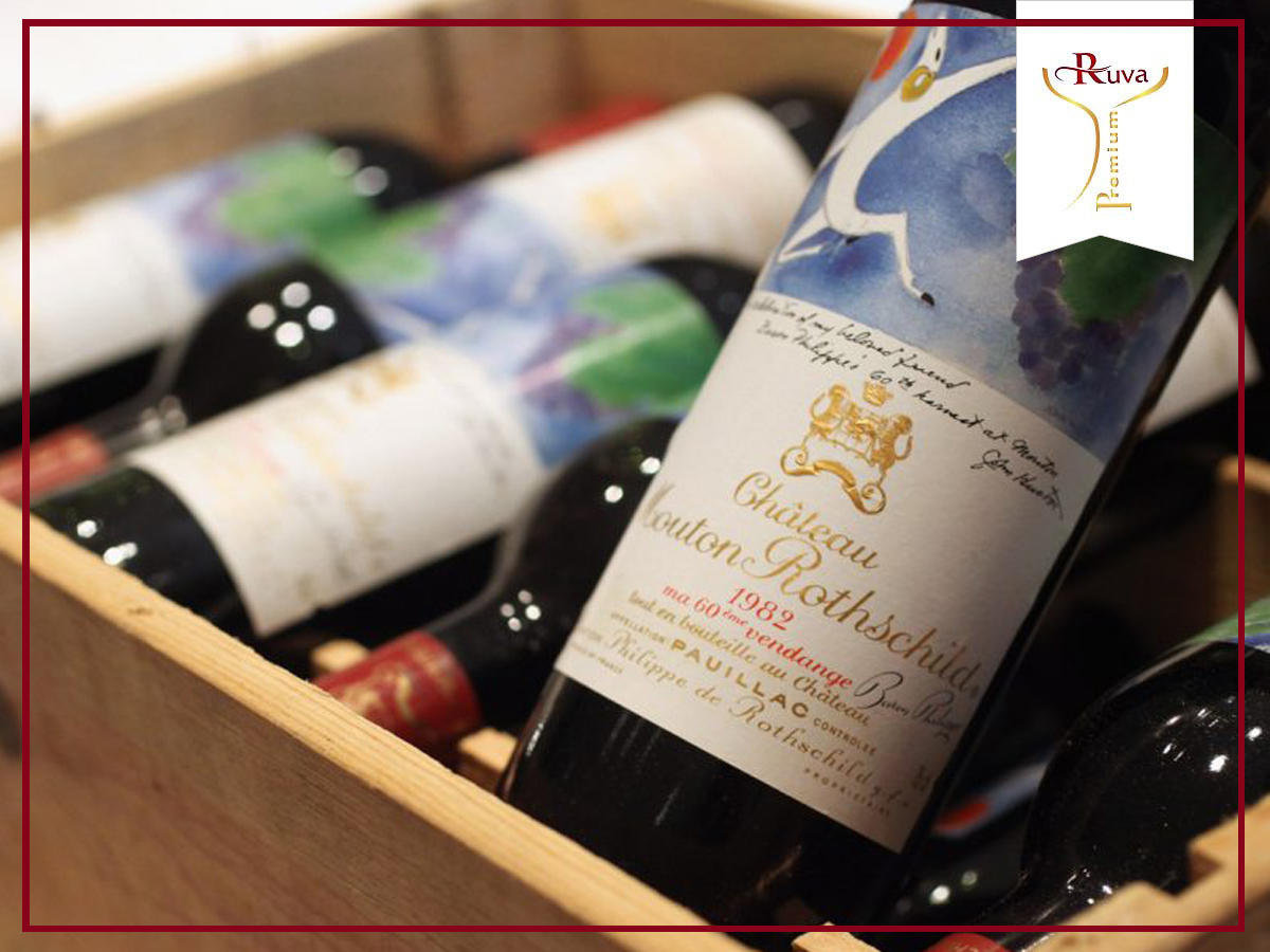 Rượu vang Chateau 2014 Mouton Rothschild giúp bảo vệ làn da.