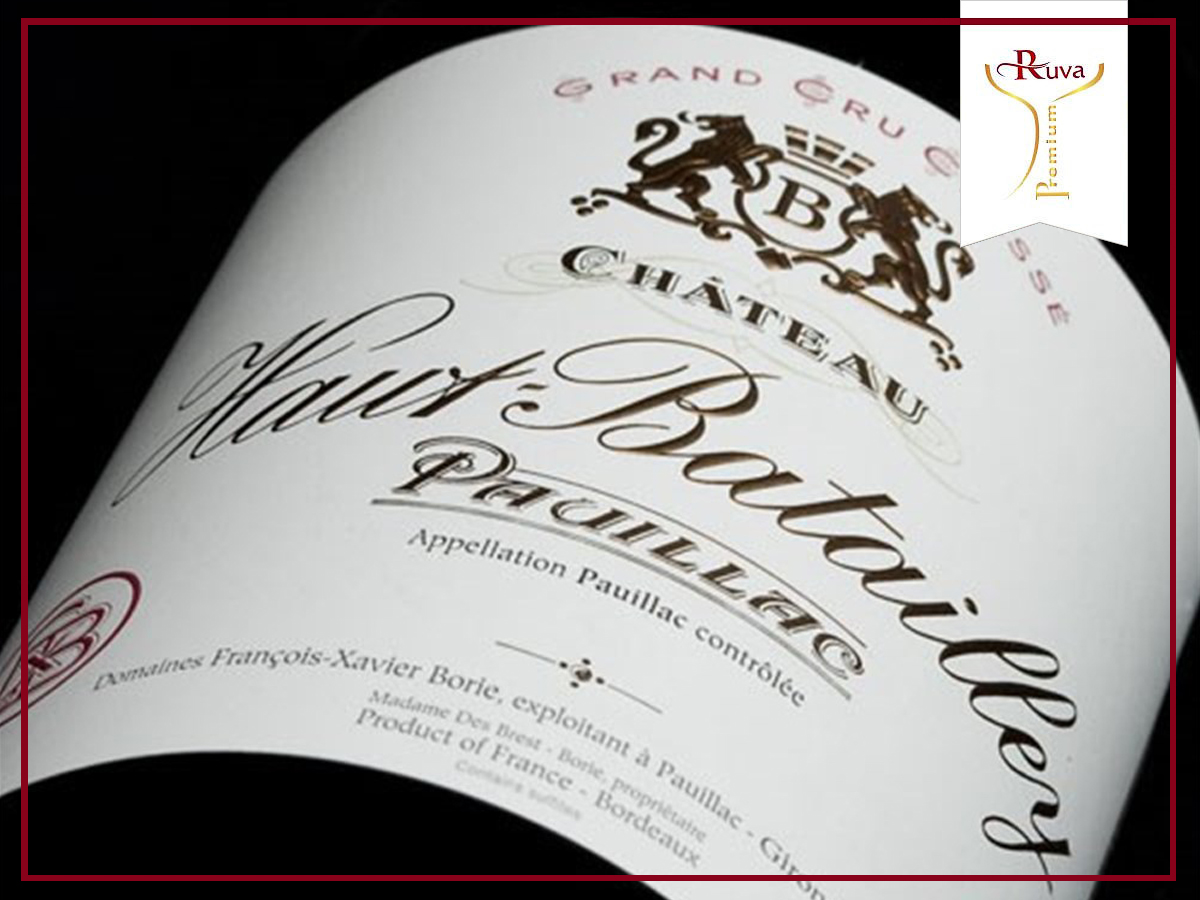 Cách thưởng thức Rượu vang Pháp Chateau Haut Batailley