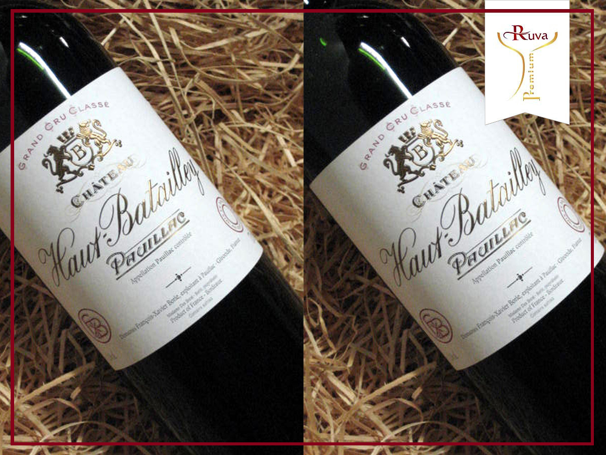 Nhiệt độ lý tưởng để thưởng thức Rượu vang Pháp Chateau Haut Batailley giúp giữ được hương vị tuyệt vời nhất là khoảng 15-18 độ C