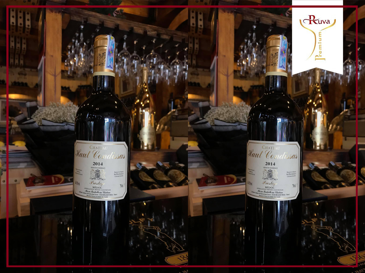 Rượu vang Chateau Haut-Condissas Prestige 2014 mang sức mạnh rực rỡ.