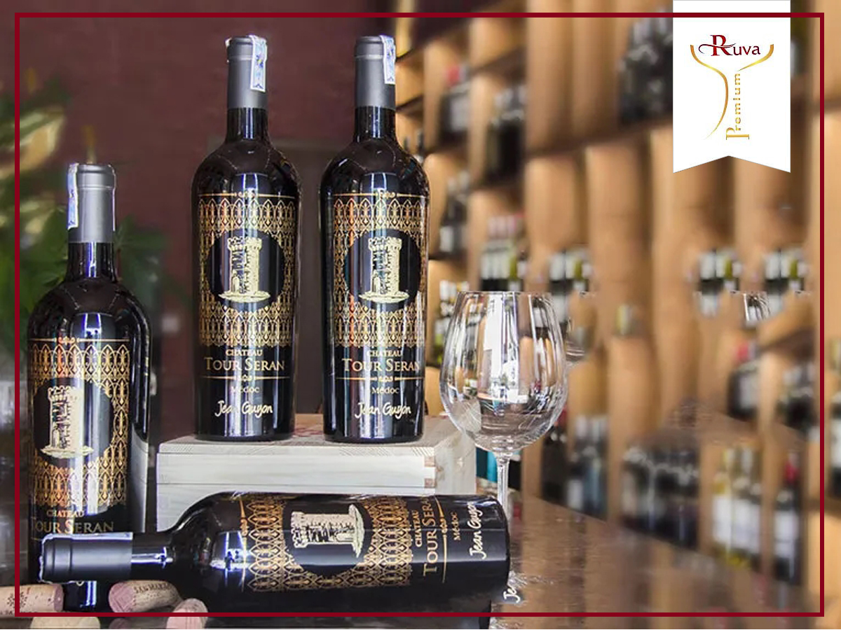 Rượu vang Chateau Tour Seran 2014 Blend 22 Collection Jean Guyon mang hương vị tinh tế, mềm mại.