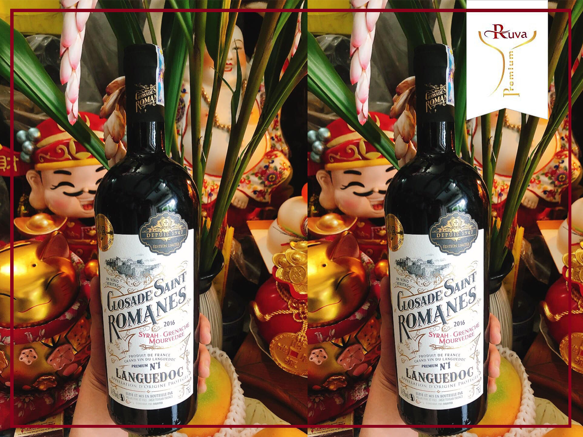 Rượu vang Closade Saint Romanes Mourvedre 2016 lựa chọn tuyệt vời cho sức khỏe.