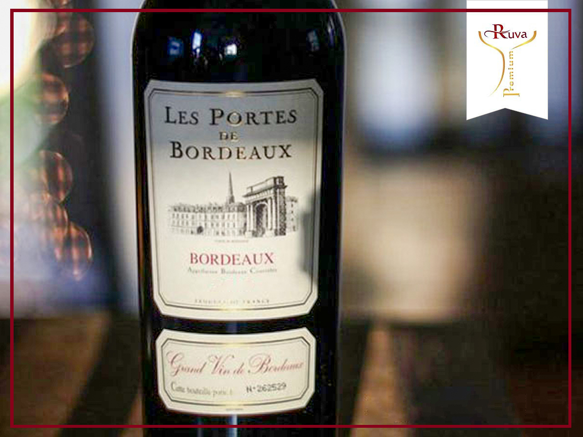 Cách thưởng thức Rượu vang đỏ Les Portes de Bordeaux 2016