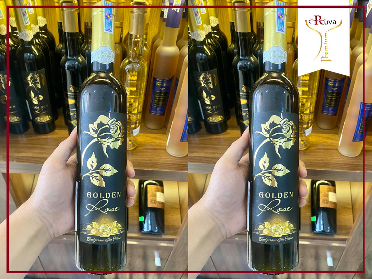 Rượu vang Golden Rose Ice Wine là sản phẩm được làm nên từ xứ sở của hoa hồng.