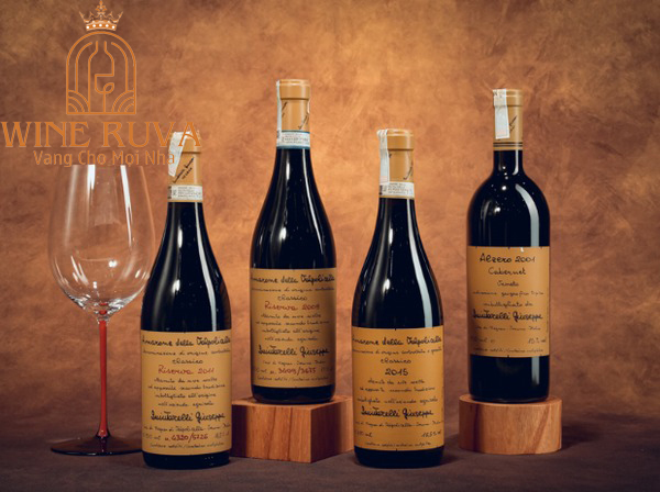 Rượu vang Ý Amarone della Valpolicella Classico Quintarelli Giuseppe 2015.
