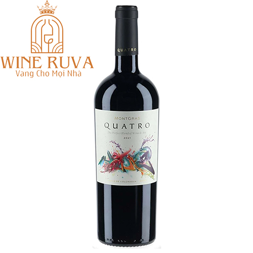 Rượu vang Chile MontGras Quatro đầy thú vị và kích thích vị giác.