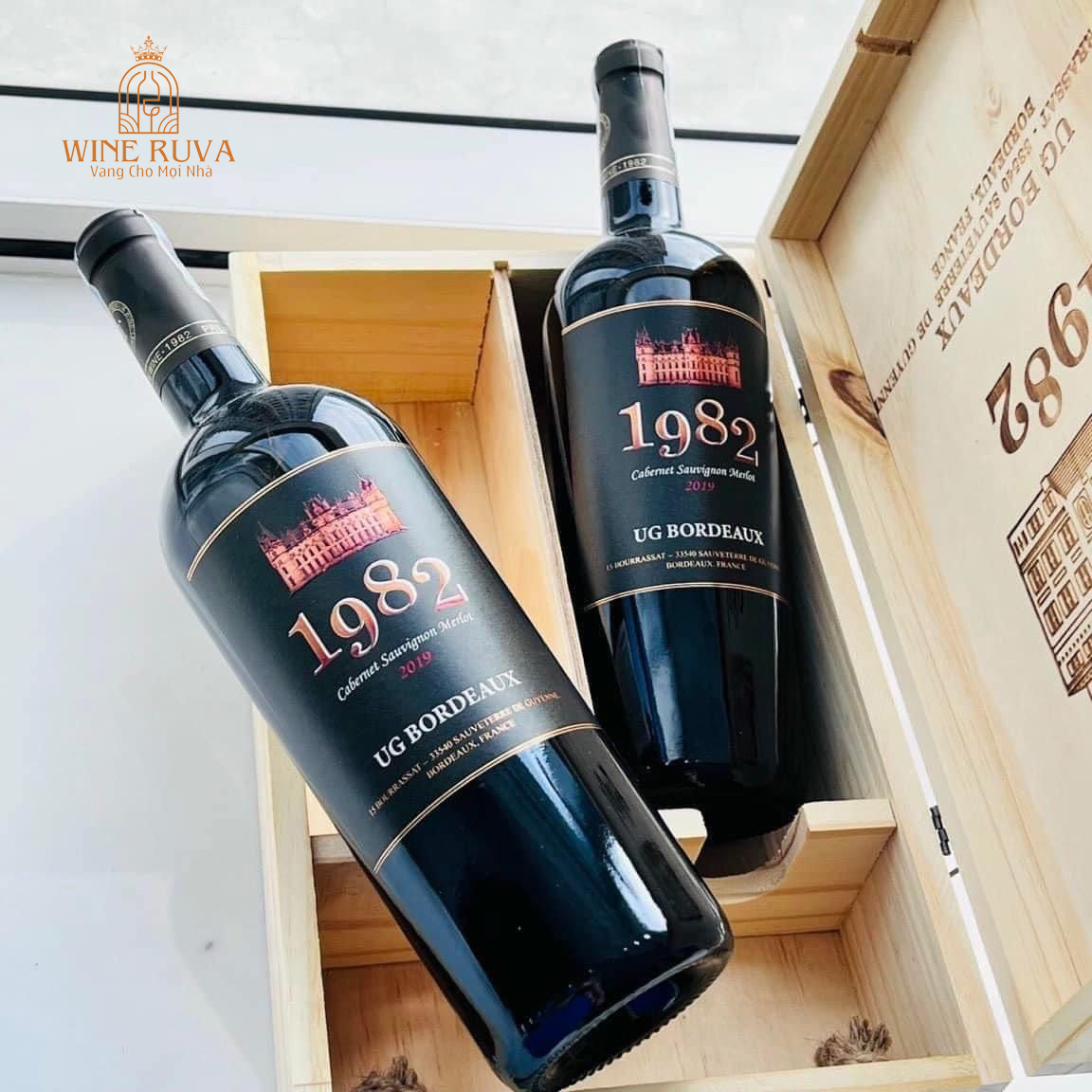 Rượu vang Pháp năm 1982 UG Bordeaux là sản phẩm của giống nho Cabernet Franc
