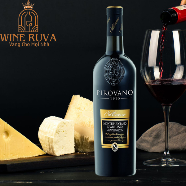 Rượu vang Pirovano 1910 được tạo ra từ loại nho Montepulciano nổi tiếng.