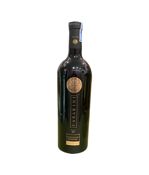 Rượu vang Ý Casarini 2019 được kiểm định chất lượng nghiêm ngặt.
