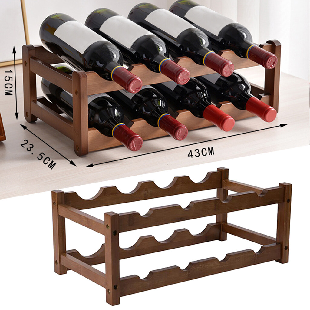 Giá đựng rượu vang bằng gỗ toát lên được sự sang trọng và đẳng cấp