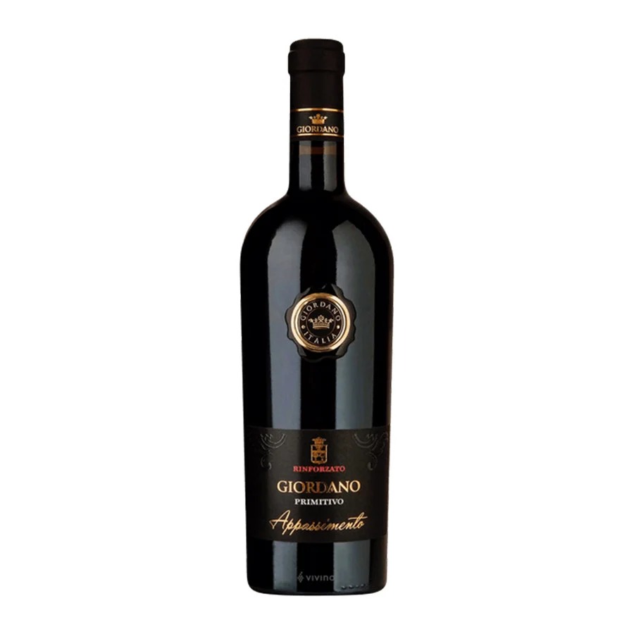 Rượu vang đỏ Ý Giordano Appassimento Primitivo 99 mang tính đột phá.