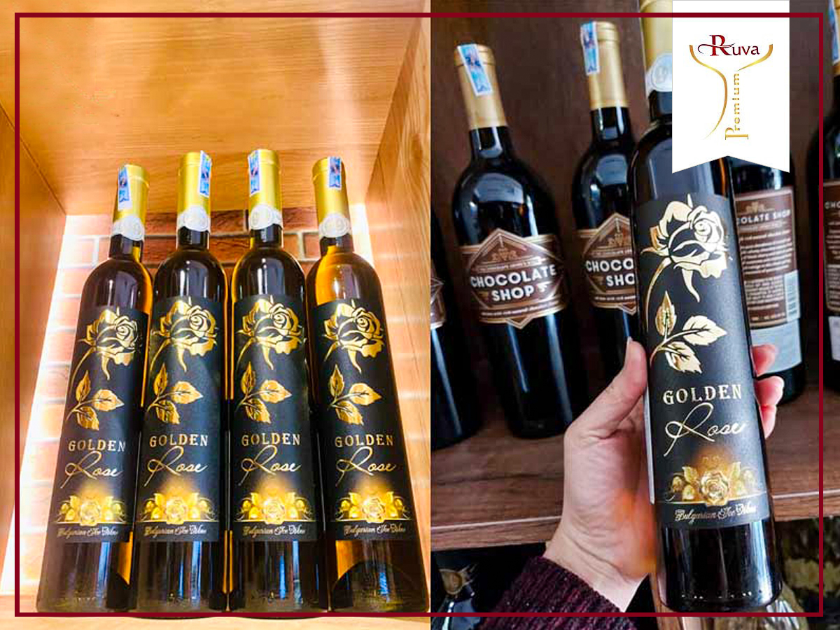 Chai vang ngọt Golden Rose Ice Wine