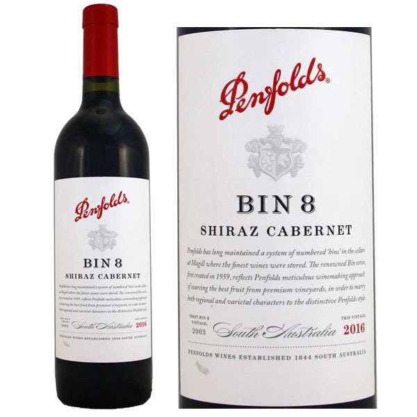 Rượu vang đỏ Úc Penfolds Bin 8