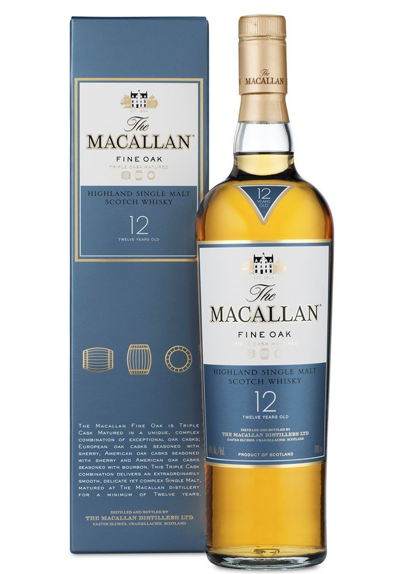 Macallan 12 Fine Oak được ra mắt lần đầu tiên vào năm 2004