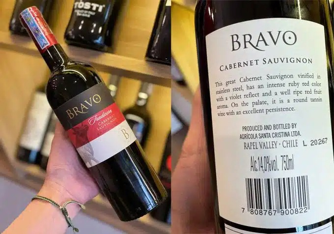 Rượu vang Bravo Cabernet Sauvignon đang chiếm được cảm tình của nhiều người