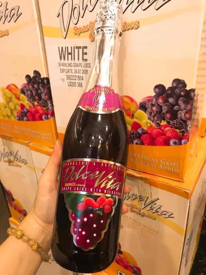 Vang nổ Succo D'uva AI Frutti di Bosco Wild Berries Grape Juice 