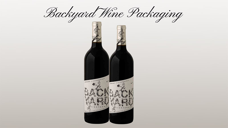 Rượu vang đẹp Backyard Wine Packaging 