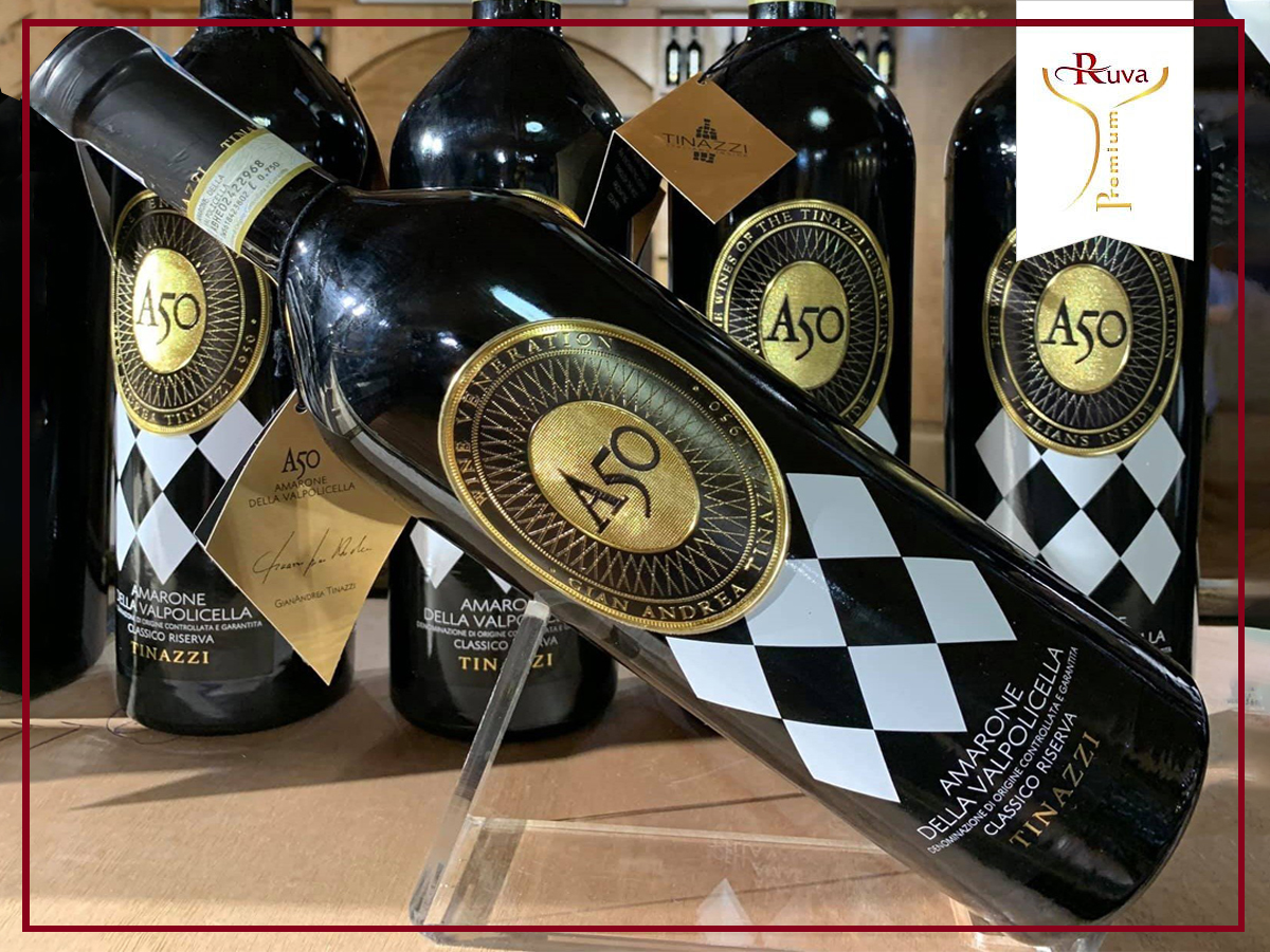 Rượu vang Ý A50 Amarone Della Valpolicella (Classical) 15.5% là dòng rượu vang thượng hạng
