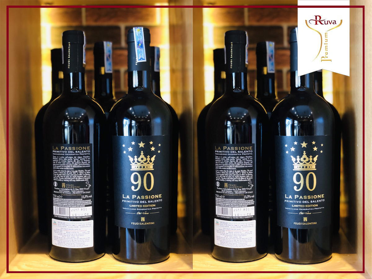 La Passione 90 Primitivo đang là sản phẩm rượu rất được yêu thích trong thời gian gần đây